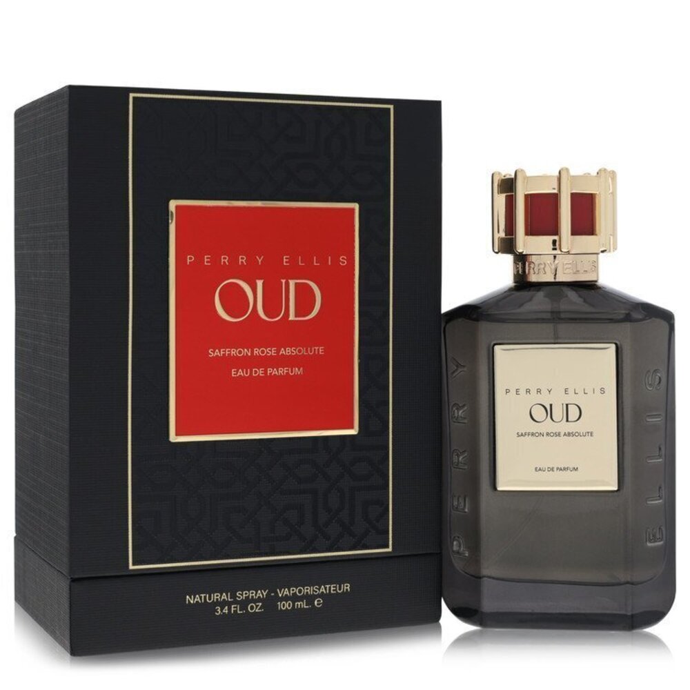 Perry Ellis Oud Saffron Rose Absolute by Perry Ellis Eau De Parfum Spray 3.4 oz